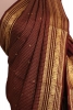 Pure Checks Zari Mysore Crepe Silk Saree